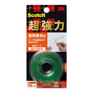 両面テープ スコッチ 超強力両面テープ 透明素材用 幅19mm×長さ1.5m×厚み1mm KTD-19 3M 両面テープ 超…