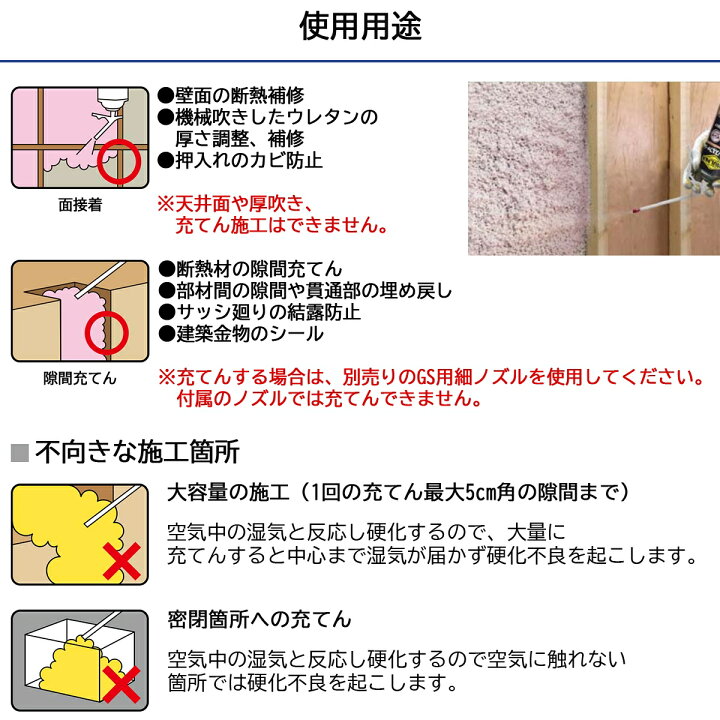 発泡ウレタンスプレー インサルパック スプレーノズルフォーム ピンク 780ml ISNF ABC商会 発泡ウレタンフォーム 発泡ウレタン 壁面吹き付け専用 イーダイク