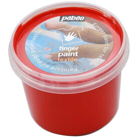 フィンガーペイント 布用 100ml レッド pebeo ペベオジャポン finger paint textile Peinture au doigt pour textile