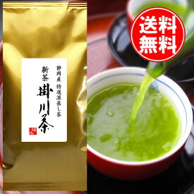 ご予約承り中 静岡新茶 2024年度産 静岡深蒸し茶 特選 掛川茶100g