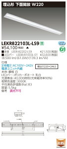 【法人様限定】東芝 LEKR822103L-LS9 TENQOO 埋込 110形 W220 電球色【LEER-82202-LS9 + LEEM-81003L-01】