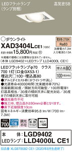 �y�@�l�l����z�p�i�\�j�b�N XAD3404LCE1�@LED���j�o�[�T���_�E�����C�g ��������100 �d���F ��^8H ���C��SB�` �g�U �yLGD9402 + LLD4000L CE1�z