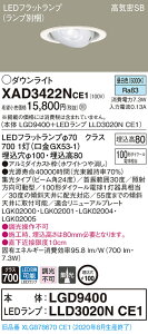 �y�@�l�l����z�p�i�\�j�b�N XAD3422NCE1�@LED���j�o�[�T���_�E�����C�g ��������100 �����F ��^8H ���C��SB�` �r�[���p24�x �W�� �yLGD9400 + LLD3020N CE1�z