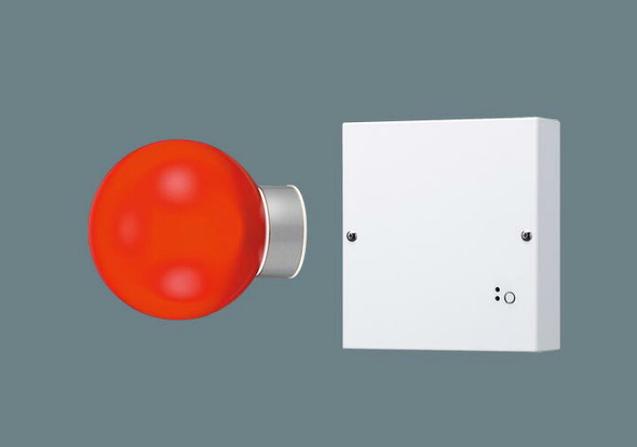 【法人様限定】パナソニック NNF20242Z LED赤色表示灯 天井・壁直付型 電源部分離直付型 非常用LED併用型 防雨型 白色【受注品】  いーでん