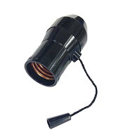 オーム電機 HS-L26PS-G プルスイッチ付き ソケット E26用 [品番]04-7610 HSL26PSG