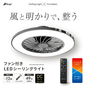 OHM �t�@���t��LED�V�[�����O���C�g12�� LE-YF49T12Y-K [�i��]06-5249