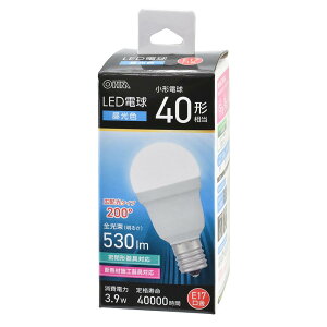 OHM LED�@PS�@E17�@3�D9W�@�����F LDA4D-G-E17 IS53 [�i��]06-5474