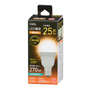 OHM ����LED�@E17�@2�D4W�@L LDA2L-G-E17/D AG5 [�i��]06-5488