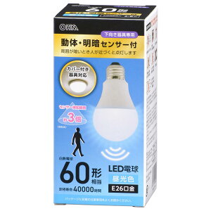OHM LED���́@E26�@6�D8W�@�����F LDA7D-G-MW [�i��]06-5584