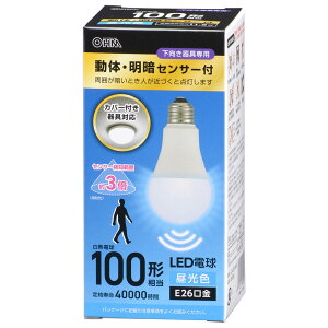 OHM LED���́@E26�@11�D8W�@�����F LDA12D-G-MW [�i��]06-5586