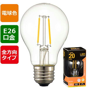 �I�[���d�@LDA2L C6LED�d�� �t�B�������g E26 20W���� [�i��]06-3461LDA2LC6