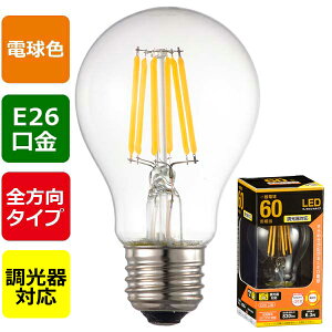 �I�[���d�@LDA6L/D C6LED�d�� �t�B�������g E26 60W���� ������Ή� [�i��]06-3483 LDA6LDC6