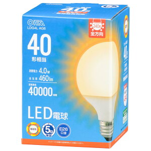 �I�[���d�@�@LDG4L AG6�@LED�d���{�[���d���`E26 40�`���� G95�d���F [�i��]06-5527