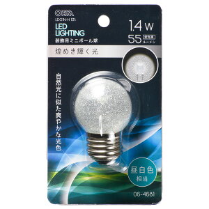 �I�[���d�@�@LDG1N-H 13S�@LED�~�j�{�[���������p G40/E26/1.4W/55lm/��(����)�F [�i��]06-4681