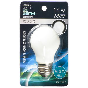 �I�[���d�@�@LDA1N-H 13�@LED�d�������p PS/E26/1.4W/88lm/�����F [�i��]06-4687