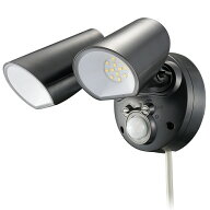 オーム電機　LS-AS2000K4-K　monban LEDセンサーライト 2灯 [品番]06-4288