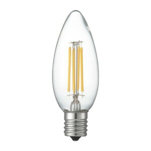 LED�d�� �Ɩ� ���U���R�[�|���[�V���� YAZAWA E17 40�`���� �d���F���� �S����500lm �m�X�^���W�b�N�ȕ��͋C LDC4LG32E17C �t�B�������gLED 40W C32 �V�����f���A�` CL �N���A