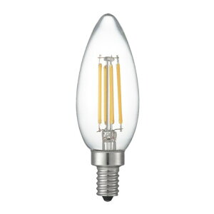 LED�d�� �Ɩ� ���U���R�[�|���[�V���� YAZAWA E12 40�`���� �d���F���� �S����500lm �m�X�^���W�b�N�ȕ��͋C LDC4LG32E12C �t�B�������gLED 40W C32 �V�����f���A�` CL �N���A