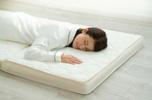 マットレス 寝具 IRIS OHYAMA アイリスオーヤマ 2層構造 2種類の寝心地 リバーシブルタイプ オールシーズン コンパクト収納 三つ折りタイプ エアリーハイブリッドマットレス 低反発タイプ シン