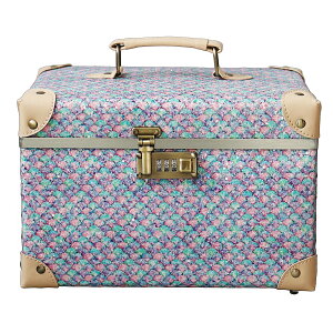 メイクボックス 鏡付き コスメボックス 可動式ミラー S/M サイズ 持ち運び 化粧品 化粧ボックス 化粧箱 メイク コスメケース 収納 化粧品入れ バニティケース キラキラ マーメイド ギフト プ