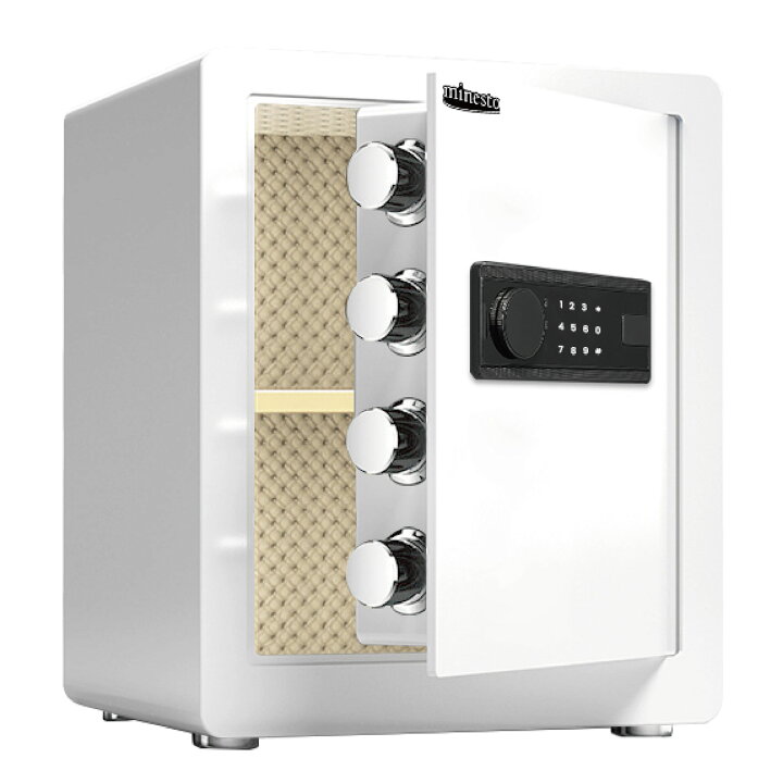 楽天市場】金庫 約43L テンキー式 振動警報 アラーム付き 専用鍵2本 壁  