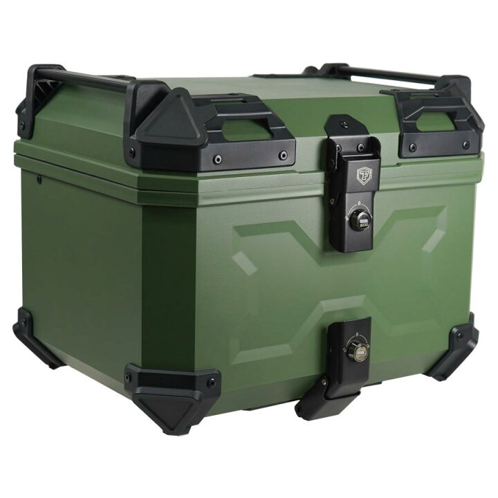 楽天市場】リアボックス 約45L 背もたれ ABS バイク リアボックス 
