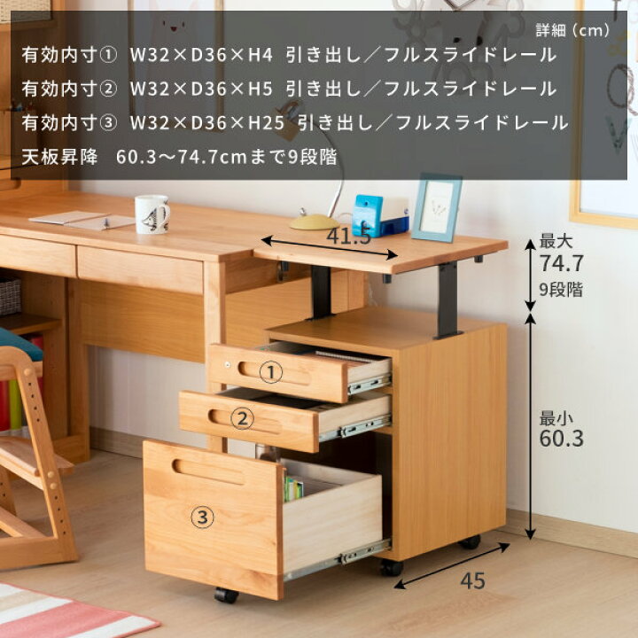 楽天市場】3点セット 幅105 デスクセット デスク 机 つくえ 学習机 