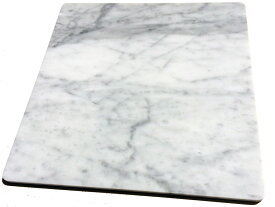 【A級品】イタリアの大理石　ビアンコカララ　表面磨き仕上げ　40cm×40cm　角部R加工　ペットマット（ペットベッド）　自社で磨き直しております【送料無料】