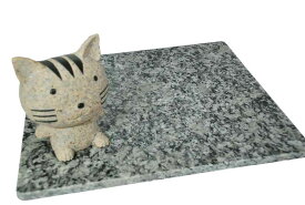 気持ちがいいペットマット（ペットベッド）！40cm×40cmウエーブホワイト表面磨き仕上げ