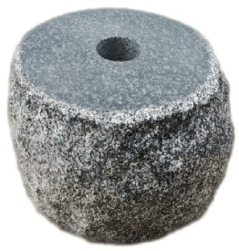 【上面6寸〜7寸】グレー系御影石の束石、沓石です！高さ5寸【送料無料】【自社茨城工場加工】