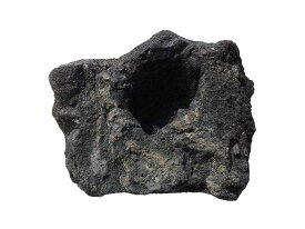 【限定1個】【4個以上の購入で送料無料】盆栽やガーデニングにオススメです♪ブラックカル溶岩鉢溶岩で製作した溶岩鉢です。