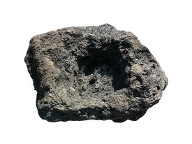 【限定1個】【4個以上の購入で送料無料】盆栽やガーデニングにオススメです♪ブラックカル溶岩鉢溶岩で製作した溶岩鉢です。