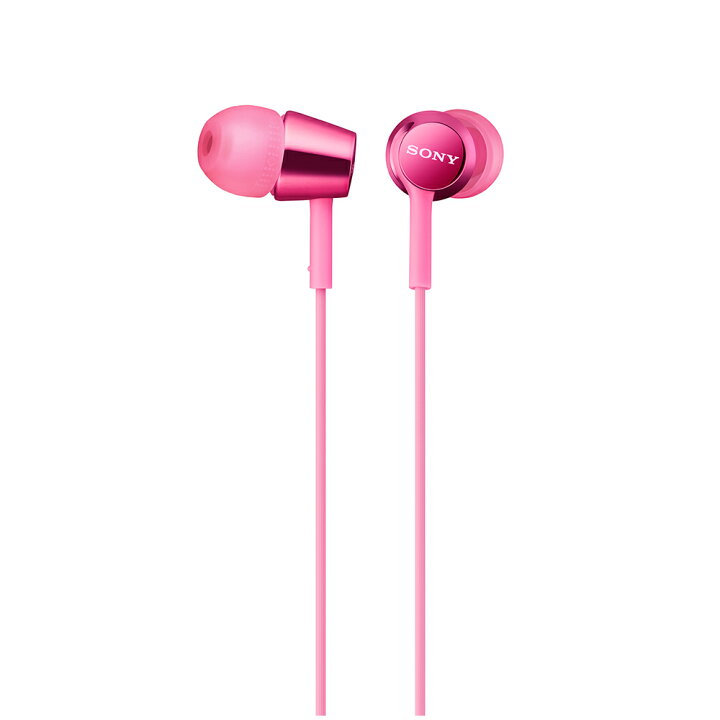 楽天市場】SONY ソニー MDR-EX155PI ピンク 有線イヤホン 有線 カナル 