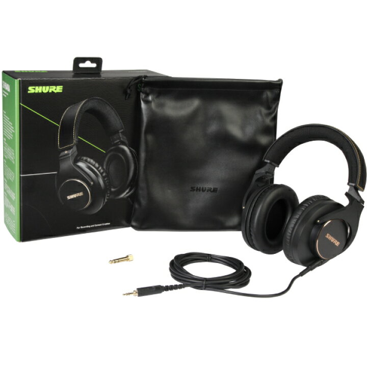 楽天市場】SHURE シュア SRH840A 【SRH840A-A】 ヘッドホン 有線 