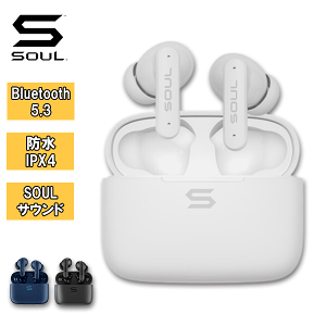 �y3/4 20:00�`3/11 1:59�����I�ōő�100%�|�C���g�Ҍ��I(�v�G���g���[)�zSOUL �\�E�� S-LIVE30 �z���C�g �ySL30WH�z���C�����X�C���z�� TWS ���� Bluetooth �J�i���^