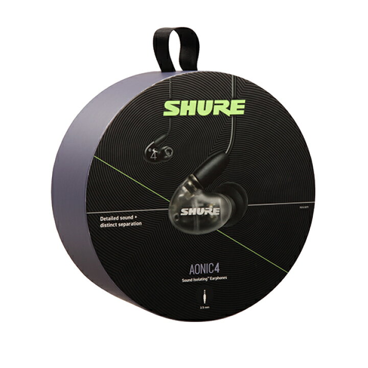 楽天市場】有線 イヤホン カナル型 SHURE シュア AONIC4 エオニック 