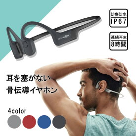 骨伝導 イヤホン ワイヤレス Aftershokz アフターショックス AEROPEX Cosmic Black【AFT-EP-000011】 【送料無料】マイク付き ヘッドホン 難聴予防 Bluetooth ブルートゥース イヤフォン 【2年保証】