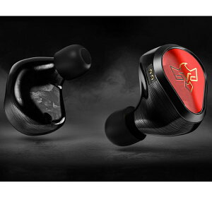 VISION EARS PHONIX Black-Red (Universal Fit) �C���z�� �J�i���^ �L�� ���P�[�u���Ή� IEM �C�����j �C���C���[���j�^�[ ���j�o�[�T�����f�� BA�h���C�o�[�y���������z