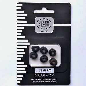 y񂹁zDEKONI AUDIO BULLETZ AirPods Pro (MTCY 3yA) yETZ-APP-MEDz AirPods C[s[X