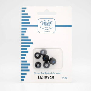 �y5/25���聚���I�ōő�100%�|�C���g�o�b�N�I(�v�G���g���[)�zDEKONI AUDIO(�f�R�j�E�I�[�f�B�I) BULLETZ TWS (M�T�C�Y 3�Z�b�g) �yEPZ-TWS-MED�z���S�Ɨ��^�C���z�� �Ή� �C���[�s�[�X