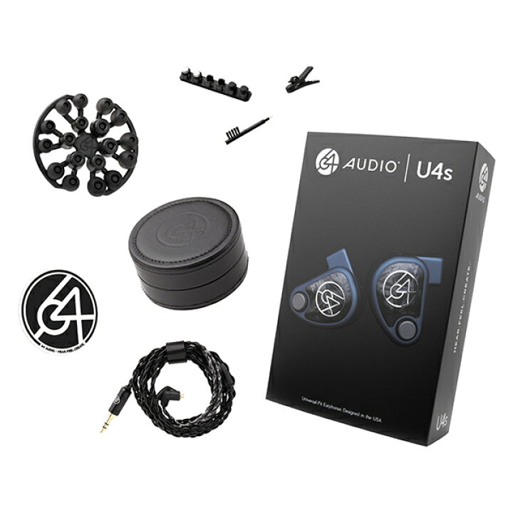 楽天市場】64 AUDIO U4s 【64A-7051】有線イヤホン カナル型 リ 