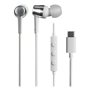 �y6/25���聚���I�ōő�100%�|�C���g�o�b�N�I(�v�G���g���[)�z(6��26�������\��) audio-technica ATH-CKD30C WH �L�� �C���z�� �J�i���^ ���^ USB Type-C �X�}�z���}�� iPhone Android �}�C�N�t�� �ʘb ������D