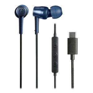 �y6/25���聚���I�ōő�100%�|�C���g�o�b�N�I(�v�G���g���[)�z(6��26�������\��) audio-technica ATH-CKD30C BL �L�� �C���z�� �J�i���^ ���^ USB Type-C �X�}�z���}�� iPhone Android �}�C�N�t�� �ʘb ������D
