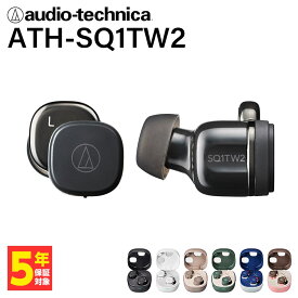 audio-technica オーディオテクニカ ATH-SQ1TW2 BK ジェットブラック ワイヤレスイヤホン Bluetooth iPhone Android PC 通話 長時間 カナル型 ブルートゥース かわいい 小さい