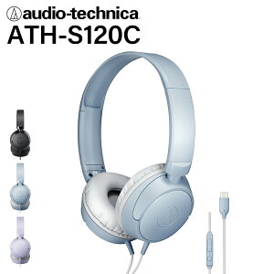 (USB-C[q) audio-technica I[fBIeNjJ ATH-S120C GY u[O[ (USB Type-Cpwbhz) Lwbhz ^ USB-C iPhone Android PC ʘb }CNt ^y wbhtH L