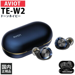 AVIOT TE-W2 �h�[���l�C�r�[�yTE-W2-NV�z���S���C�����X�C���z�� �C���z�� ���� Bluetooth �u���[�g�D�[�X LDAC �n�C���] �m�C�Y�L�����Z�����O���� �A�r�I�b�g�y�O���[�vB�z