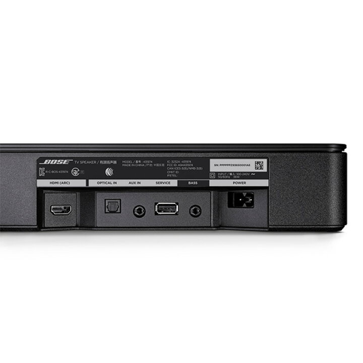 楽天市場】(お取り寄せ) Bose ボーズBose TV Speaker サウンドバー 