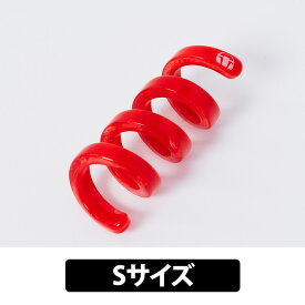 e☆イヤホン・ラボ くるくる マーブル レッド（S) イヤホンアクセサリ ケーブルホルダー ケーブル留め 巻き取りホルダー イーイヤホンラボ