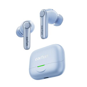 EarFun Air Pro 4+ - Blue ���S���C�����X�C���z�� �m�C�Y�L�����Z�����O Bluetooth 6.0 �C���z�� ���C�����X �J�i���^ �}���`�|�C���g ANC IP55 �h�� LDAC �ʘb �y�� �C���[�t�@�� �y�O���[�vB�z