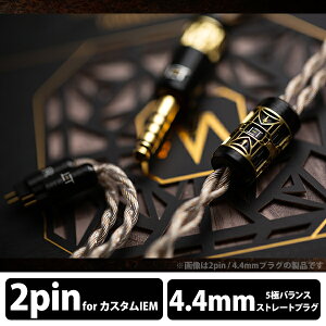 (�C���z���P�[�u��) ELETECH Sonnet of Adam 2pin to 4.4mm Balanced ���P�[�u���p �����p�P�[�u�� �C���z�� �P�[�u�� �y�O���[�vT�z